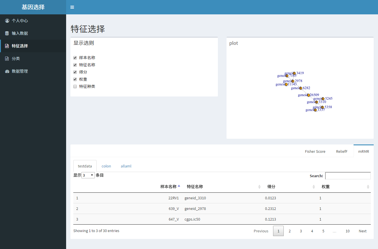 基因选择